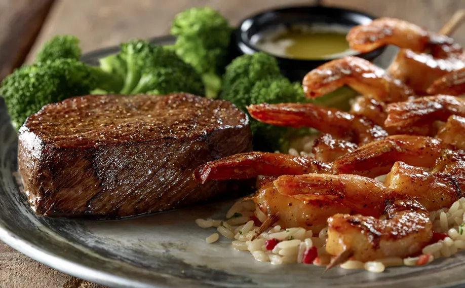6 oz. Renegade Sirloin with 8 ct. Redrock Grilled Shrimp of Longhorn with price and image 