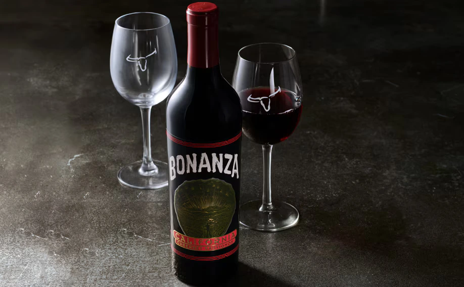 Longhorn menu of Cabernet Sauvignon with Longhorn menu