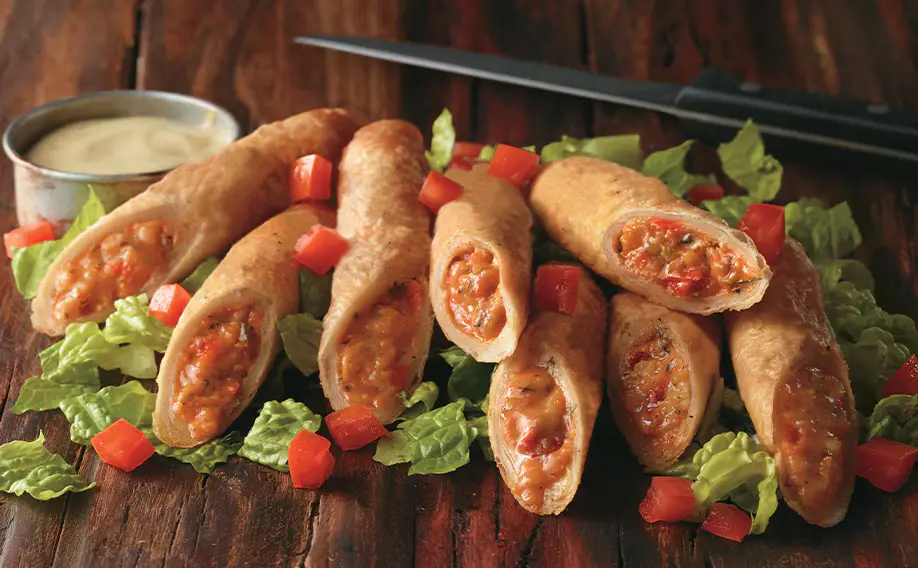 Longhorn menu of Firecracker Chicken Wraps with price and image