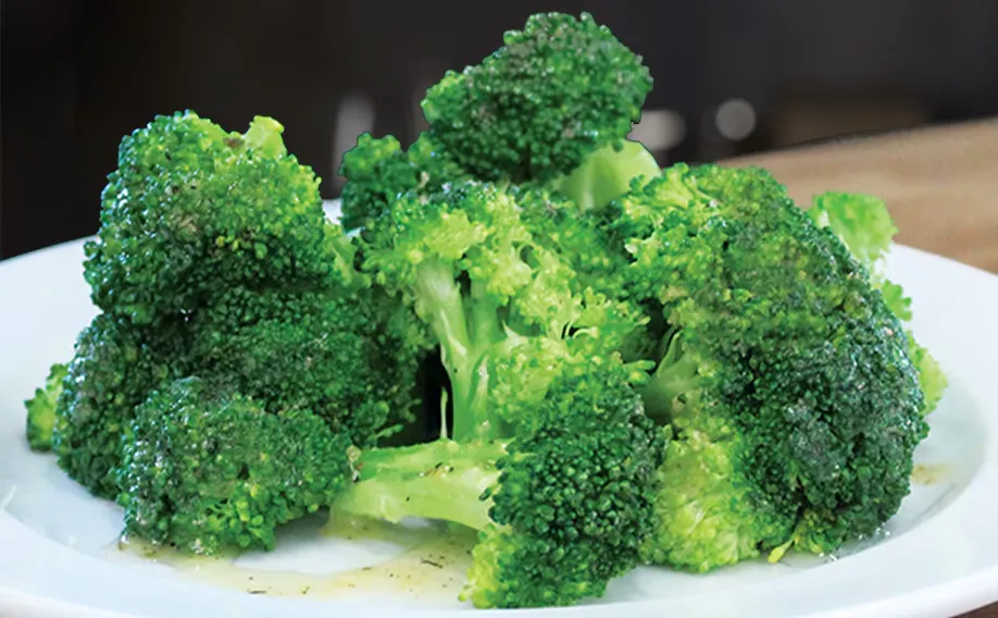 Fresh Steamed Broccoli of Longhorn menu with image and price 