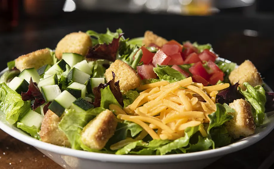 Longhorn menu of Mixed Greens Salad with price and image 