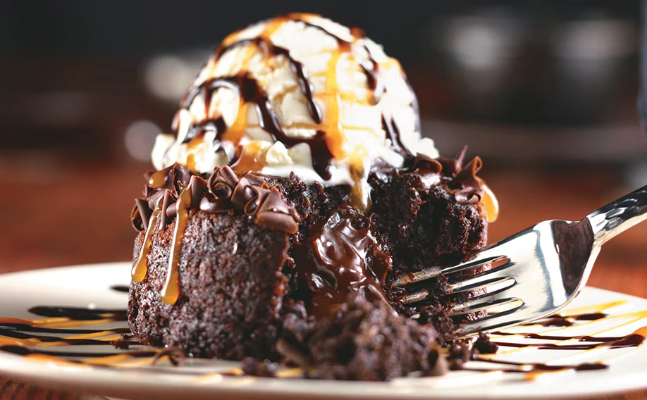 Longhorn menu of Molten Lava Cake with price and image 