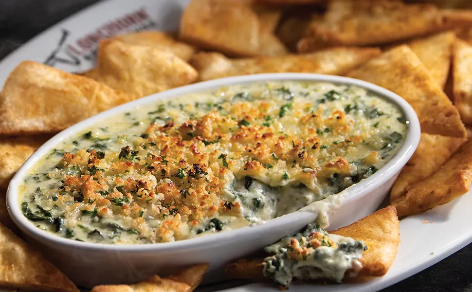 Parmesan Crusted Spinach Dip of Longhorn with price and image.