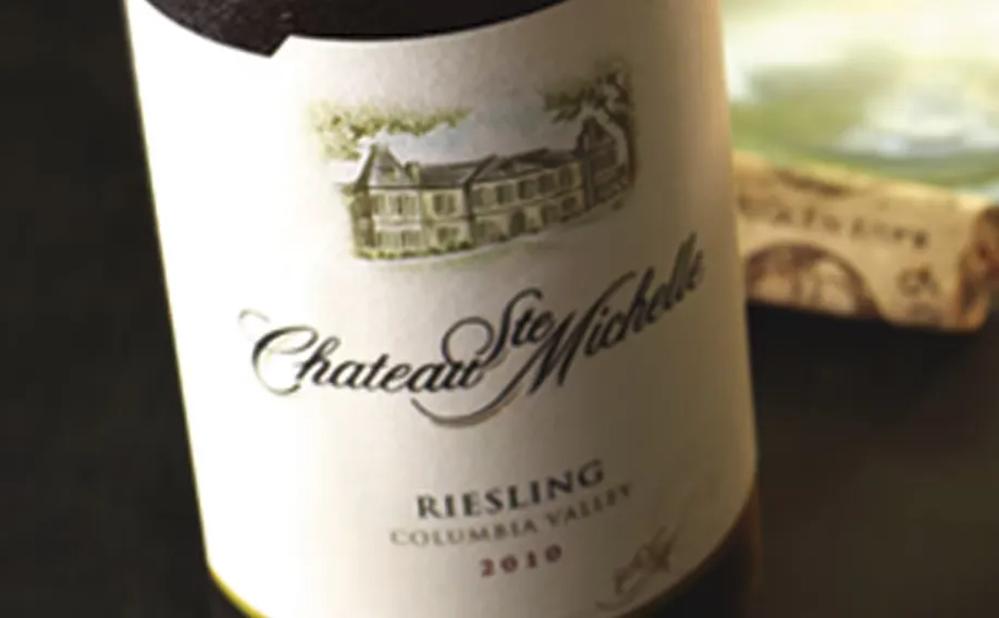 Longhorn menu of Riesling with price and image